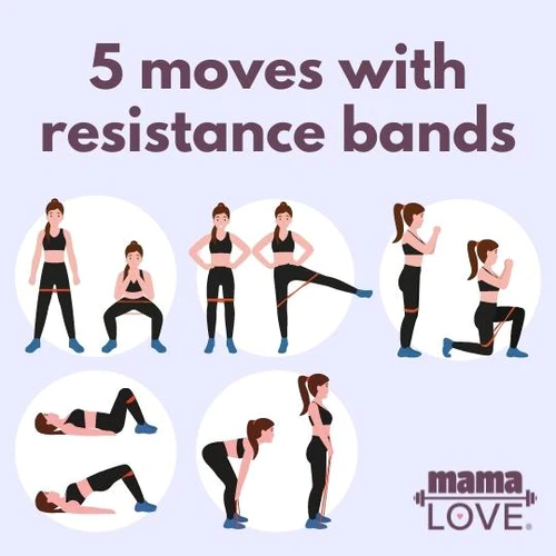 5 Resistance Band Moves for Busy Moms