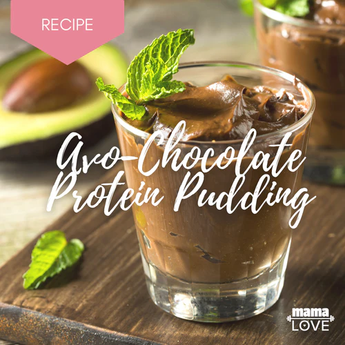 Avocado Chocolate Protein Pudding