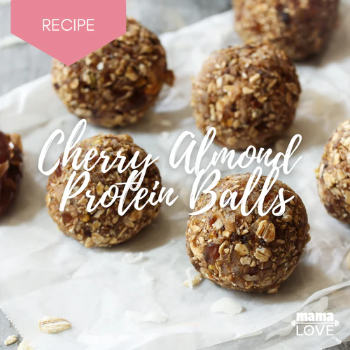 Cherry Almond Protein Balls