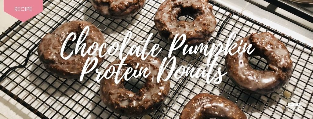 chocolate pumpkin protein donuts to boost breast milk and support muscle recovery