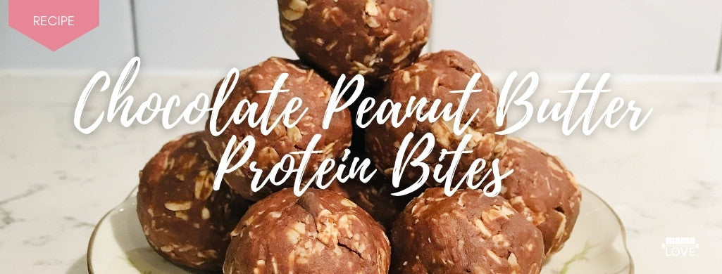 chocolate peanut butter protein bites recipe